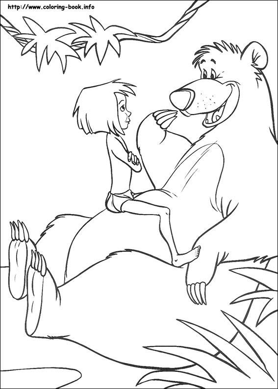 Jungle Book coloring picture